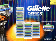Gillette Fusion5 ProGlide 16-pack front view for smooth shaves