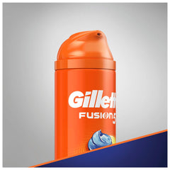 Gillette Fusion5 Ultra Sensitive gel close-up forming rich lather for smooth glide