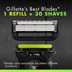 GilletteLabs exfoliating-bar-compatibility refill demonstrates seamless fit with exfoliating-bar models.