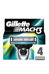 Gillette Mach3 blades close-up showing triple blades for a smooth shave