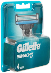 Gillette Mach3 lubrication strip highlighted for glide and reduced irritation