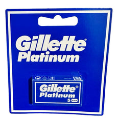 Gillette Platinum Double Edge blades stainless-steel refills designed for durability