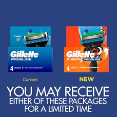 Gillette ProGlide refills blades close-up highlighting ultra-sharp blades