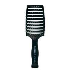 GIMME Beauty vented detangling brush front view, smooth detangling for all hair types