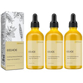 Ginaday Eelhoe oil bottle front view shows organic rosemary formula for nourishing scalp.
