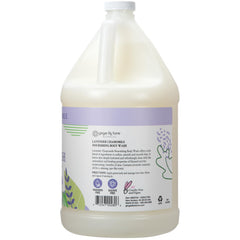 Ginger Lily Farms Botanicals body wash closeup shows essential oils and ingredients.
