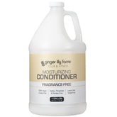 Ginger Lily Farms conditioner bottle showing fragrance-free hydration for all hair types