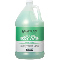 Ginger Lily Farms Club & Fitness Nourishing Body Wash bottle front for daily cleansing