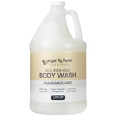 Ginger Lily Farms Club & Fitness nourishing body wash bottle for daily gentle cleansing
