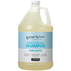 Ginger Lily Farms Club & Fitness shampoo pour delivering smooth, hydrated hair.