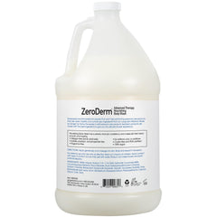 Ginger Lily Farms ZeroDerm bottle closeup highlighting velvety lather and moisturizing formula.