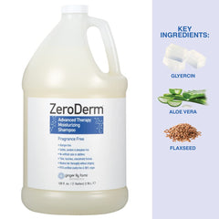 Ginger Lily Farms ZeroDerm vegan cruelty-free label on the packaging.