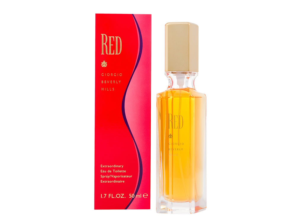 Giorgio Beverly Hills Giorgio Red EDT 50ml bottle for day-to-night elegance and lasting allure