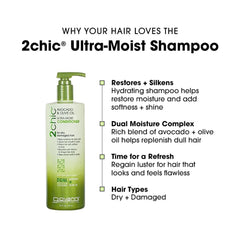 Giovanni 2Chic aloe vera soothing lather on hair