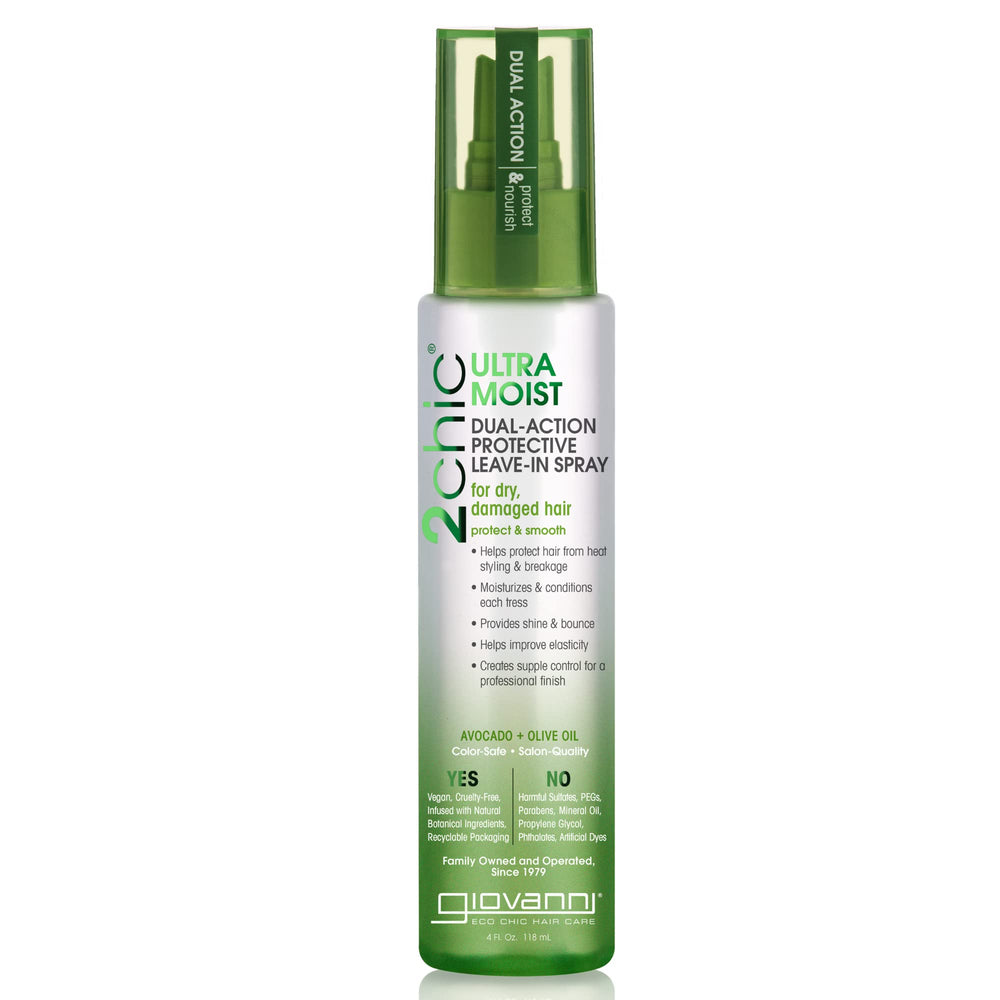 GIOVANNI 2chic Ultra-Moist Leave-In Spray bottle for protective styling and moisture
