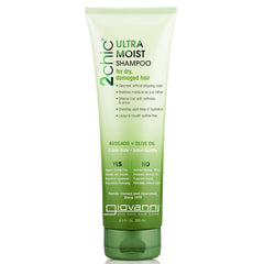 GIOVANNI 2chic Ultra-Moist Shampoo avocado-olive-oil bottle for rich hydration.