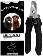 Girl With The Dogs pet nail clippers stainless steel for durable, precise trims.