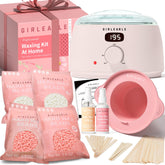GIRLEARLE digital wax warmer with LED display for precise at-home waxing