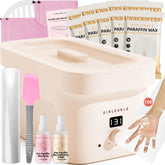 GIRLEARLE paraffin wax machine front view for at-home treatments.