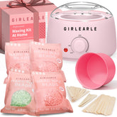 GIRLEARLE wax warmer with adjustable temperature for safe at-home waxing
