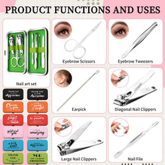 Gisafai stainless steel nail clipper set, durable precision for tidy nails.