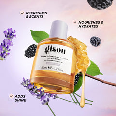 Gisou label highlights Mirsalehi Honey and Argan Oil benefits for shine