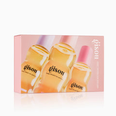 Gisou Take Me With You Spritz Set wild rose scent adds subtle perfume and shine.