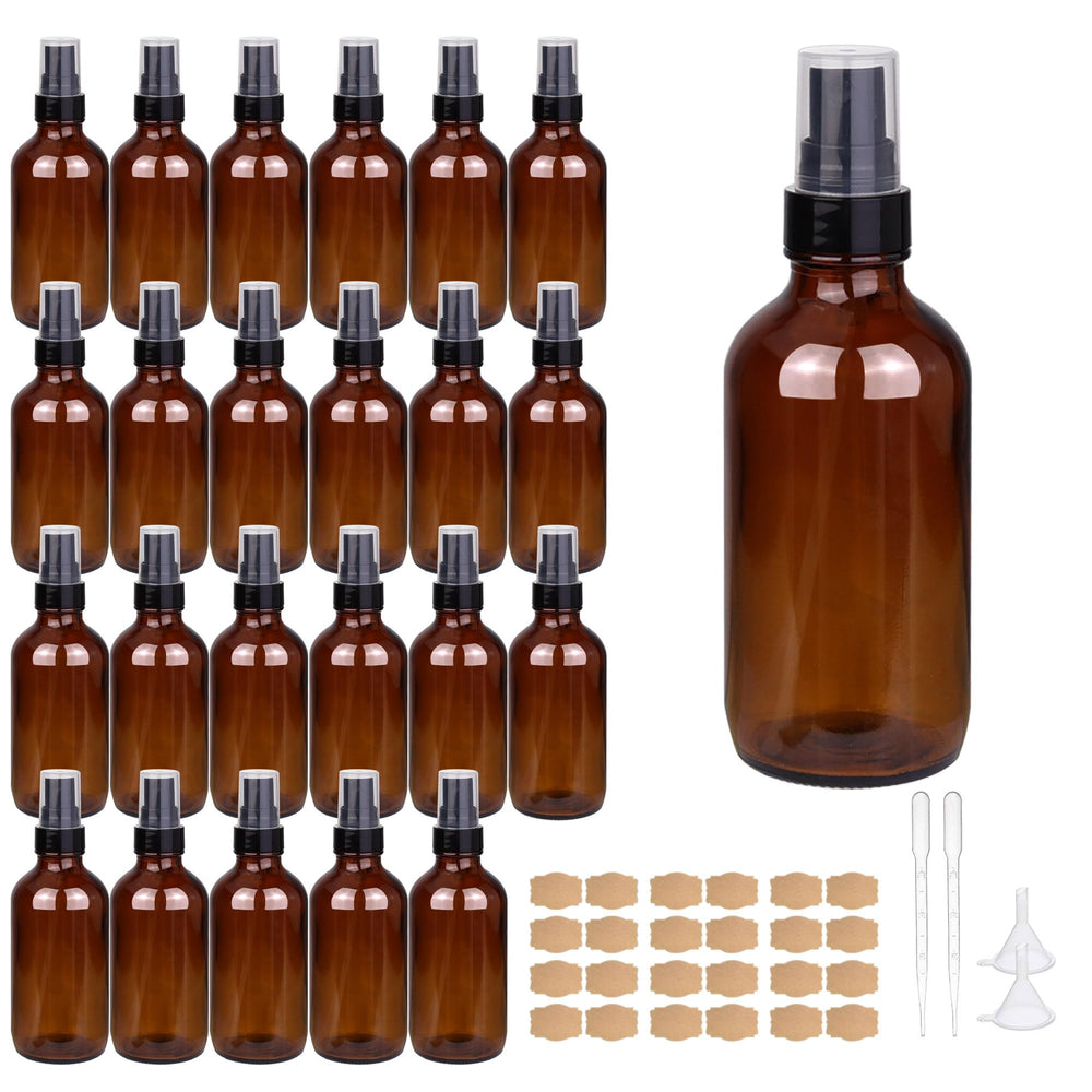 GIVAMEIHF amber glass bottle 4oz protecting light-sensitive liquids.
