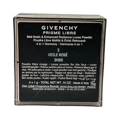 Givenchy Prisme Libre Voile Rose packaging closeup emphasizes premium luxury feel