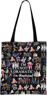 GJTIM musical gift makeup bag front view showing organized storage for daily cosmetics