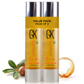 GK HAIR oil frizz bottle: lightweight hydration for smoother strands.