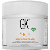 GK HAIR Global Keratin Deep Conditioner Masque jar closeup showing rich repair and hydration