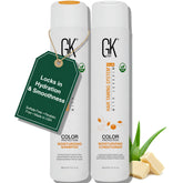 GK HAIR shampoo bottle ready for color-treated care