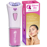 Glabrous Skin Epilator handle close-up demonstrates ergonomic grip for precise facial hair removal