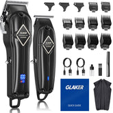 GLAKER hair clippers package front showing 22-piece barber kit for home grooming