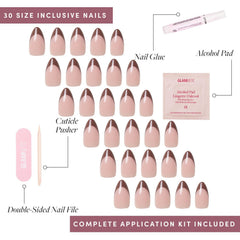 Glamnetic Chocolat kit with 15 sizes for precise, comfortable fit.