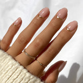 Glamnetic Goal Digger glossy nails closeup for everyday wear.