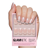 Glamnetic La Perle squoval nails for everyday chic, durable wear