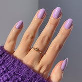 Glamnetic Lilac nails kit front view for quick, salon-like manicures.