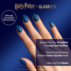 Glamnetic Luna Lovegood nails in glossy finish for salon-style wear.