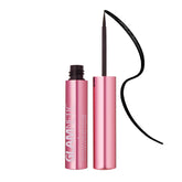 Glamnetic magnetic eyeliner liquid black application close-up for precise lines and lash hold