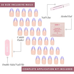 Glamnetic nail glue and tools included for secure at-home application