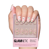Glamnetic Petals nails base shows soft nude shade for versatile everyday wear
