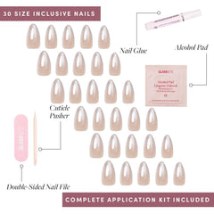 Glamnetic Polar Night nails available in 15 sizes for a perfect fit
