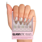 Glamnetic Stardust kit cover showing holographic nails for quick glam look