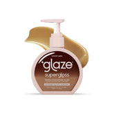 Glaze Super Gloss Caramel Lights application shows salon-like shine and enhanced color