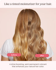 Glaze Super Gloss Honey Blonde bottle pour showing easy application and color