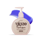 Glaze Supergloss dispensing pump closeup for easy home use and mess-free color gloss