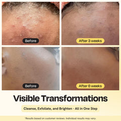 Gleamin Vitamin C Face Wash cream-to-foam texture shows a smooth application