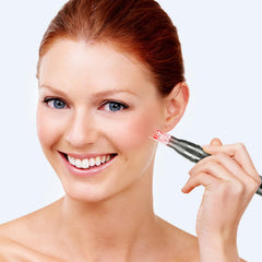 Glemme microneedle derma roller pen compact portable design.
